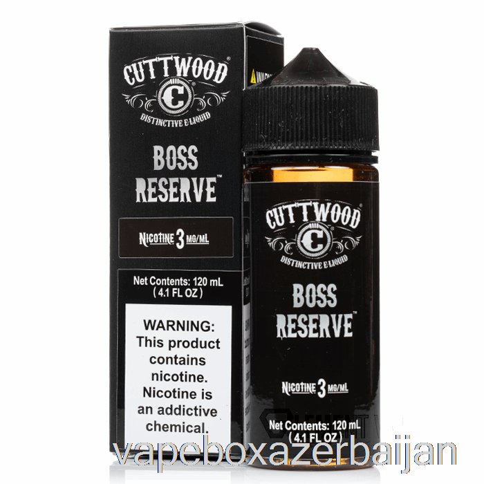 E-Juice Vape Boss Reserve - Cuttwood E-Liquid - 120mL 0mg